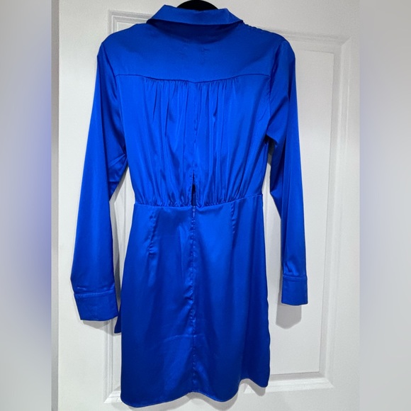 DO+BE Vibrant Blue Long Sleeve Dress - Picture 3 of 5